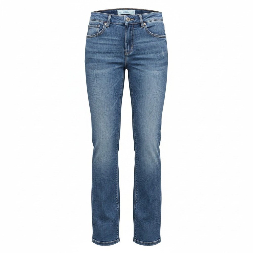 Y2K Hollister Bootcut Jeans Womens 3R Blue Low Rise Faded Distressed Denim